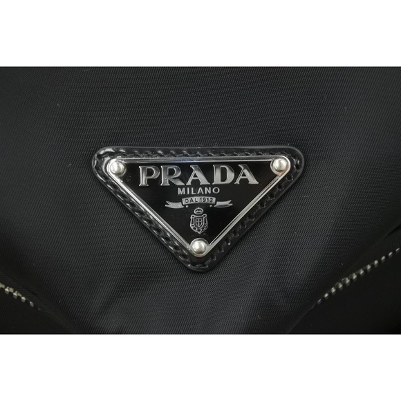 Prada Handbag Hobo Chignon Black Silver - Picture 6 of 10